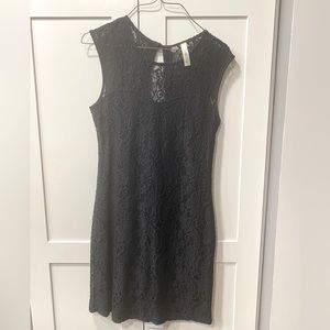 Lovely Day Black Lace Mini Dress